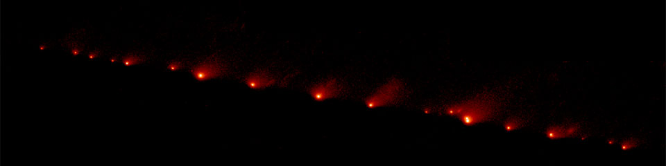 Comet Shoemaker Levy 9 in 1994