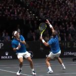 Federer and Nadal Go For a Shot