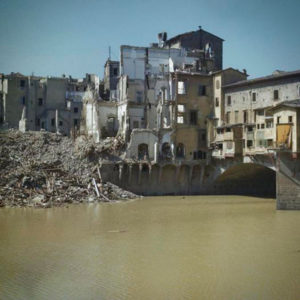 Entrance to Ponte Vecchio following Nazi Demolitions