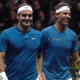 Federer and Nadal at the Laver Cup